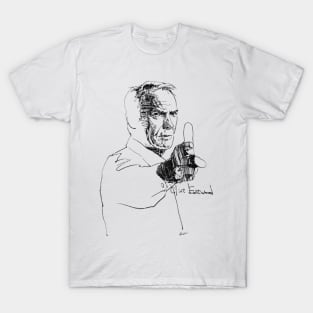 Clint Pencil Art T-Shirt